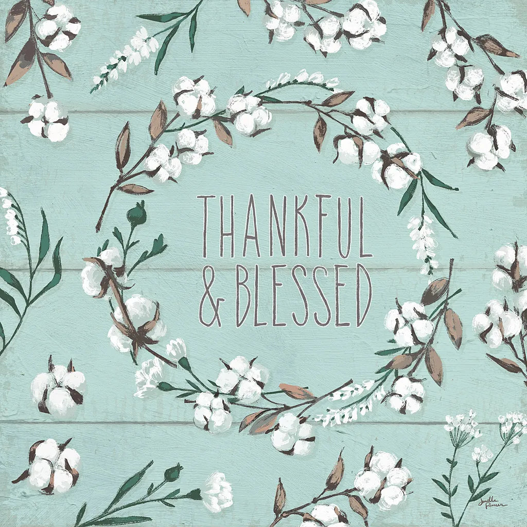 Blessed VI Mint by Janelle Penner. SKU 39463a. Archival Giclee Fine art print for wall decor.