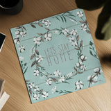 Blessed VII Mint by Janelle Penner. Shown as a detailed flat fine art print, highlighting archival giclee quality. Available as an archival giclee rolled canvas, fine art paper, or poster print. SKU 39464a.