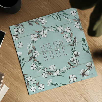 Blessed VII Mint by Janelle Penner. Shown as a detailed flat fine art print, highlighting archival giclee quality. Available as an archival giclee rolled canvas, fine art paper, or poster print. SKU 39464a.