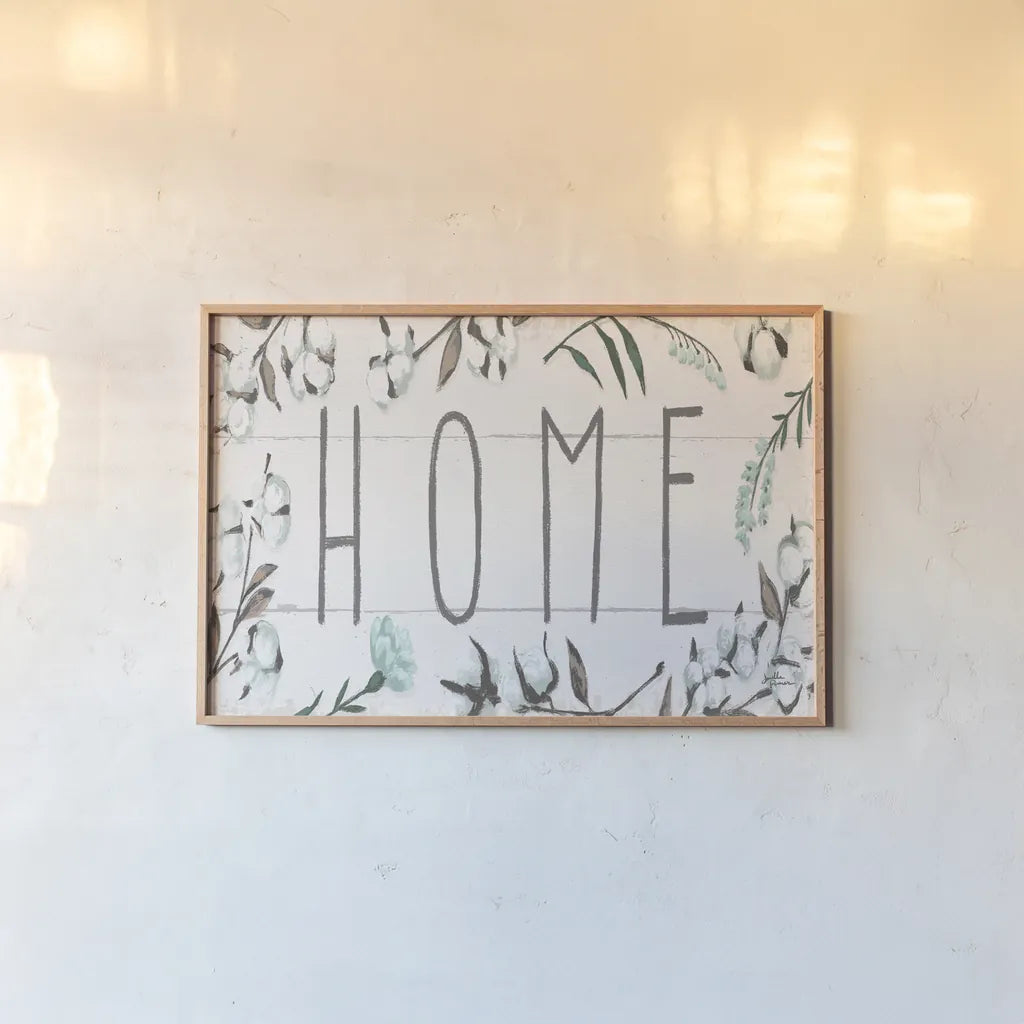 Blessed X by Janelle Penner. shown as a paper print in a natural frame. Available as a archival giclee rolled canvas, fine art paper, or poster print. SKU 39456i.