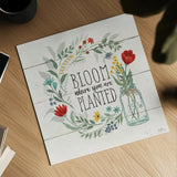 Blooming Thoughts III by Janelle Penner. Shown as a detailed flat fine art print, highlighting archival giclee quality. Available as an archival giclee rolled canvas, fine art paper, or poster print. SKU 29079a.