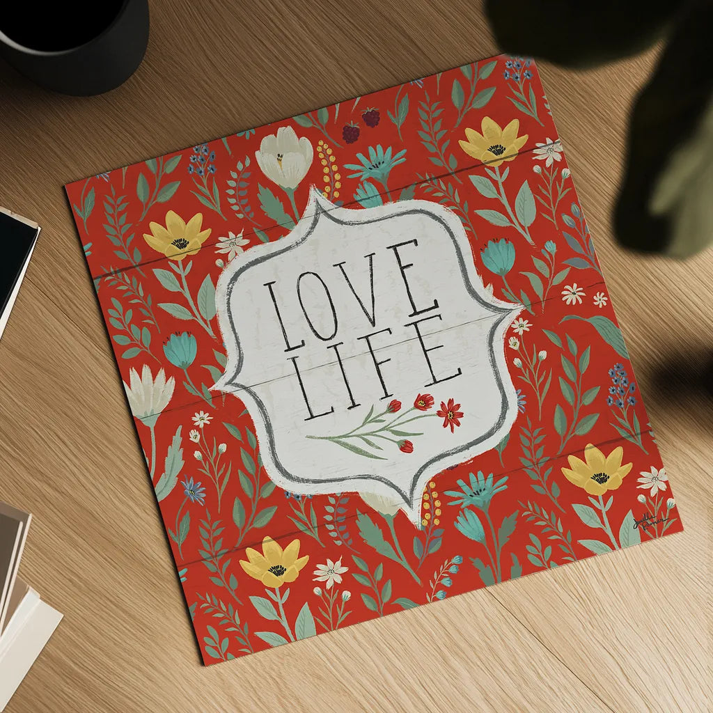 Blooming Thoughts V by Janelle Penner. Shown as a detailed flat fine art print, highlighting archival giclee quality. Available as an archival giclee rolled canvas, fine art paper, or poster print. SKU 29075a.