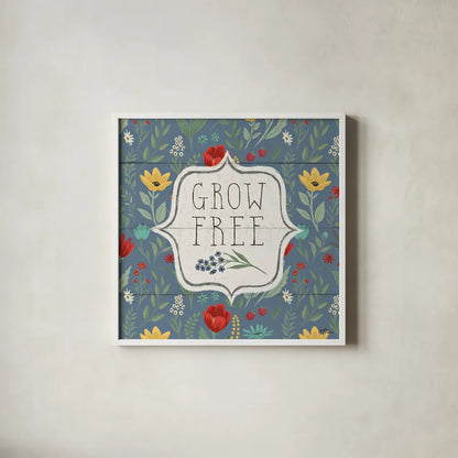 Blooming Thoughts VI by Janelle Penner. Shown in a crisp white glass frame for a clean and minimalist style. Available as an archival giclee rolled canvas, fine art paper, or poster print. SKU 29076a.