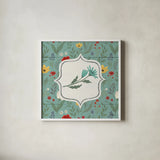 Blooming Thoughts VI Flower by Janelle Penner. Shown in a crisp white glass frame for a clean and minimalist style. Available as an archival giclee rolled canvas, fine art paper, or poster print. SKU 33803a.