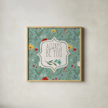 Blooming Thoughts VII by Janelle Penner. Shown in a natural wood glass frame for a timeless modern aesthetic. Available as an archival giclee rolled canvas, fine art paper, or poster print. SKU 29074a.