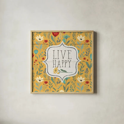 Blooming Thoughts VIII by Janelle Penner. Shown in a natural wood glass frame for a timeless modern aesthetic. Available as an archival giclee rolled canvas, fine art paper, or poster print. SKU 29073a.