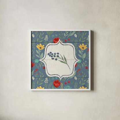 Blooming Thoughts VIII Flower by Janelle Penner. Shown in a crisp white glass frame for a clean and minimalist style. Available as an archival giclee rolled canvas, fine art paper, or poster print. SKU 33805a.