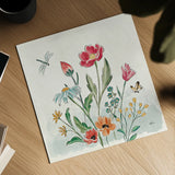 Boho Field III by Janelle Penner. Shown as a detailed flat fine art print, highlighting archival giclee quality. Available as an archival giclee rolled canvas, fine art paper, or poster print. SKU 50568a.