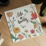 Boho Field IV by Janelle Penner. Shown as a detailed flat fine art print, highlighting archival giclee quality. Available as an archival giclee rolled canvas, fine art paper, or poster print. SKU 50569a.