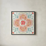 Boho Field VI by Janelle Penner. Shown in a sleek black glass frame for a contemporary gallery look. Available as an archival giclee rolled canvas, fine art paper, or poster print. SKU 50571a.