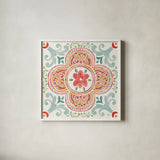 Boho Field VI by Janelle Penner. Shown in a crisp white glass frame for a clean and minimalist style. Available as an archival giclee rolled canvas, fine art paper, or poster print. SKU 50571a.