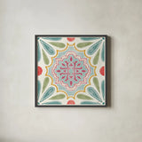 Boho Field VIII by Janelle Penner. Shown in a sleek black glass frame for a contemporary gallery look. Available as an archival giclee rolled canvas, fine art paper, or poster print. SKU 50573a.