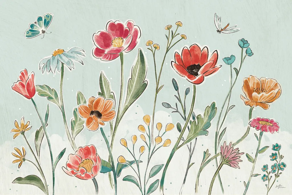 Boho Field X by Janelle Penner. SKU 53876i. Archival Giclee Fine art print for wall decor.