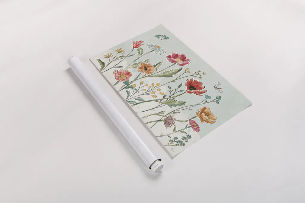 Boho Field X by Janelle Penner. shown as a rolled paper print. Available as archival giclee rolled canvas, fine art paper, or poster print. SKU 53876i.