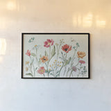 Boho Field X by Janelle Penner. shown as a paper print in a black flame. Available as a archival giclee rolled canvas, fine art paper, or poster print. SKU 53876i.