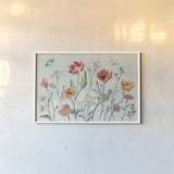 Boho Field X by Janelle Penner. shown as a paper print in a white frame. Available as a archival giclee rolled canvas, fine art paper, or poster print. SKU 53876i.
