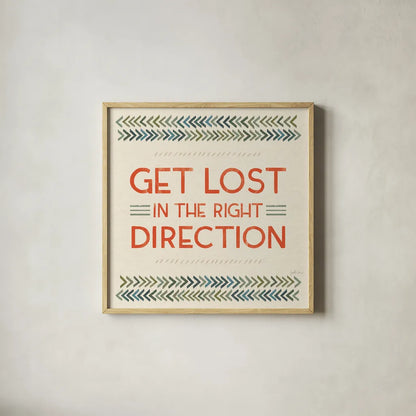 Born to Roam VI by Janelle Penner. Shown in a natural wood glass frame for a timeless modern aesthetic. Available as an archival giclee rolled canvas, fine art paper, or poster print. SKU 69386a.