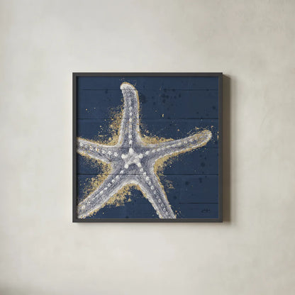 Calm Seas XI no Words by Janelle Penner. Shown in a sleek black glass frame for a contemporary gallery look. Available as an archival giclee rolled canvas, fine art paper, or poster print. SKU 26375a.