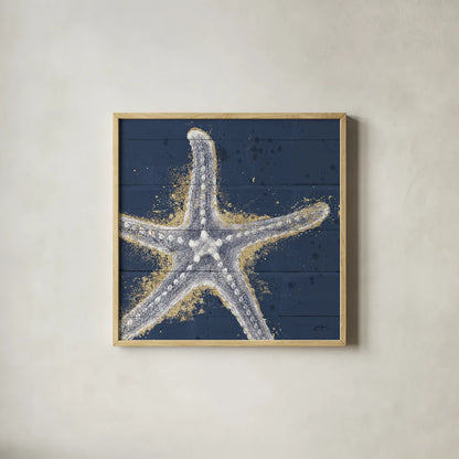 Calm Seas XI no Words by Janelle Penner. Shown in a natural wood glass frame for a timeless modern aesthetic. Available as an archival giclee rolled canvas, fine art paper, or poster print. SKU 26375a.