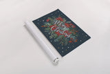 Christmas Bloom I by Janelle Penner. shown as a rolled paper print. Available as archival giclee rolled canvas, fine art paper, or poster print. SKU 38727i.