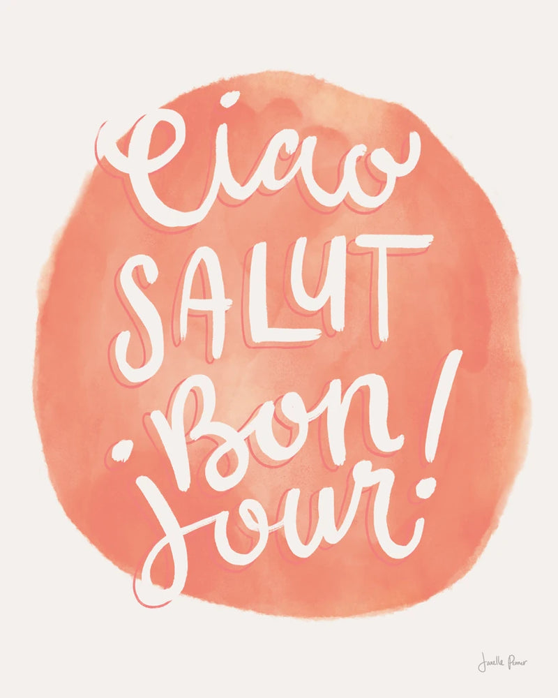 Ciao Lettering II by Janelle Penner