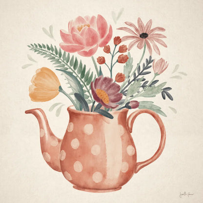 Cottage Botanical IX by Janelle Penner. SKU 70306a. Archival Giclee Fine art print for wall decor.