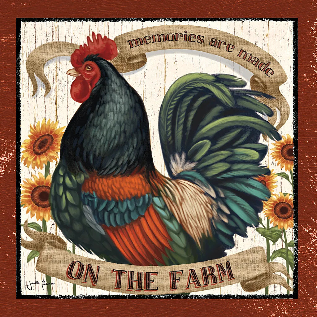 Country Heart II by Janelle Penner. SKU 21385a. Archival Giclee Fine art print for wall decor.