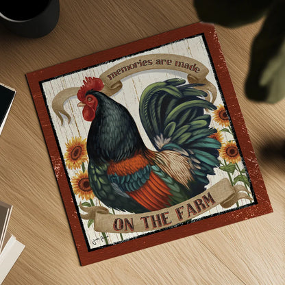 Country Heart II by Janelle Penner. Shown as a detailed flat fine art print, highlighting archival giclee quality. Available as an archival giclee rolled canvas, fine art paper, or poster print. SKU 21385a.