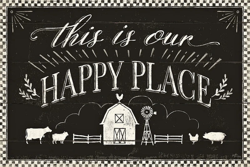 Country Thoughts I Black by Janelle Penner. SKU 37929i. Archival Giclee Fine art print for wall decor.