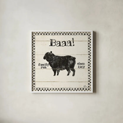 Country Thoughts VII by Janelle Penner. Shown in a crisp white glass frame for a clean and minimalist style. Available as an archival giclee rolled canvas, fine art paper, or poster print. SKU 37926a.