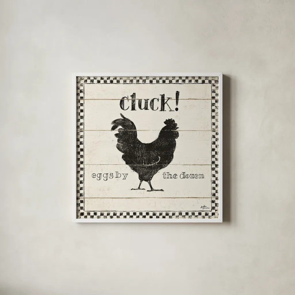 Country Thoughts VIII by Janelle Penner. Shown in a crisp white glass frame for a clean and minimalist style. Available as an archival giclee rolled canvas, fine art paper, or poster print. SKU 37927a.