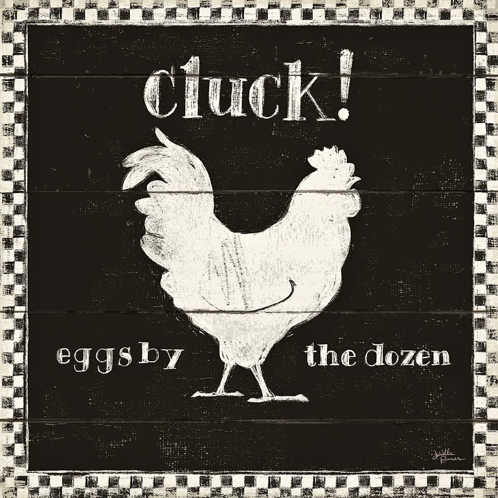 Country Thoughts VIII Black by Janelle Penner. SKU 37936a. Archival Giclee Fine art print for wall decor.