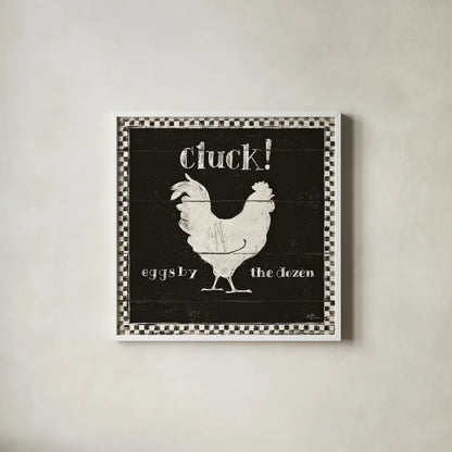 Country Thoughts VIII Black by Janelle Penner. Shown in a crisp white glass frame for a clean and minimalist style. Available as an archival giclee rolled canvas, fine art paper, or poster print. SKU 37936a.