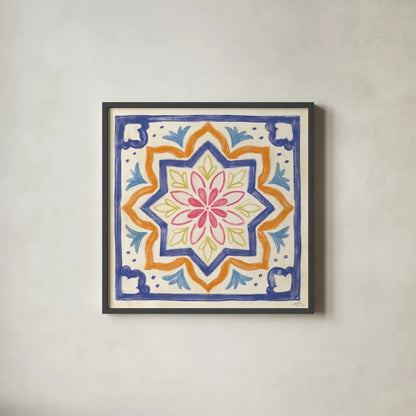 Cyprus IX by Janelle Penner. Shown in a sleek black glass frame for a contemporary gallery look. Available as an archival giclee rolled canvas, fine art paper, or poster print. SKU 79734a.