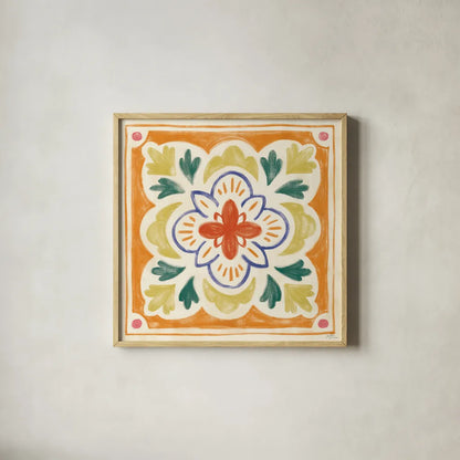 Cyprus VI by Janelle Penner. Shown in a natural wood glass frame for a timeless modern aesthetic. Available as an archival giclee rolled canvas, fine art paper, or poster print. SKU 79731a.