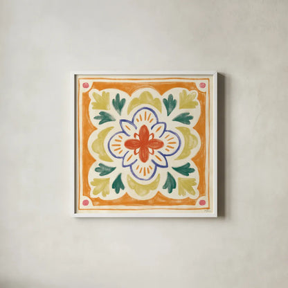 Cyprus VI by Janelle Penner. Shown in a crisp white glass frame for a clean and minimalist style. Available as an archival giclee rolled canvas, fine art paper, or poster print. SKU 79731a.