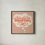 Daydream I by Janelle Penner. Shown in a sleek black glass frame for a contemporary gallery look. Available as an archival giclee rolled canvas, fine art paper, or poster print. SKU 65222a.