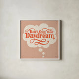 Daydream I by Janelle Penner. Shown in a crisp white glass frame for a clean and minimalist style. Available as an archival giclee rolled canvas, fine art paper, or poster print. SKU 65222a.