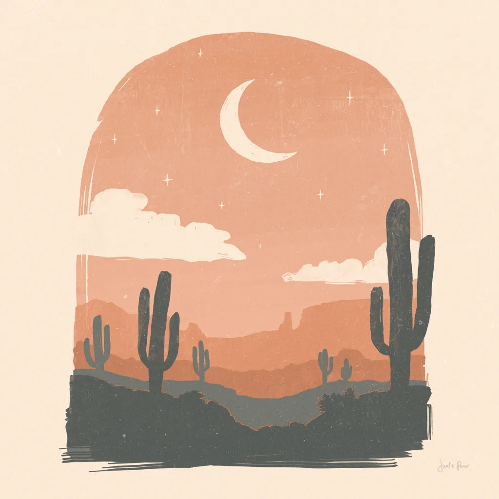 Desert II Sq by Janelle Penner. SKU 80643a. Archival Giclee Fine art print for wall decor.
