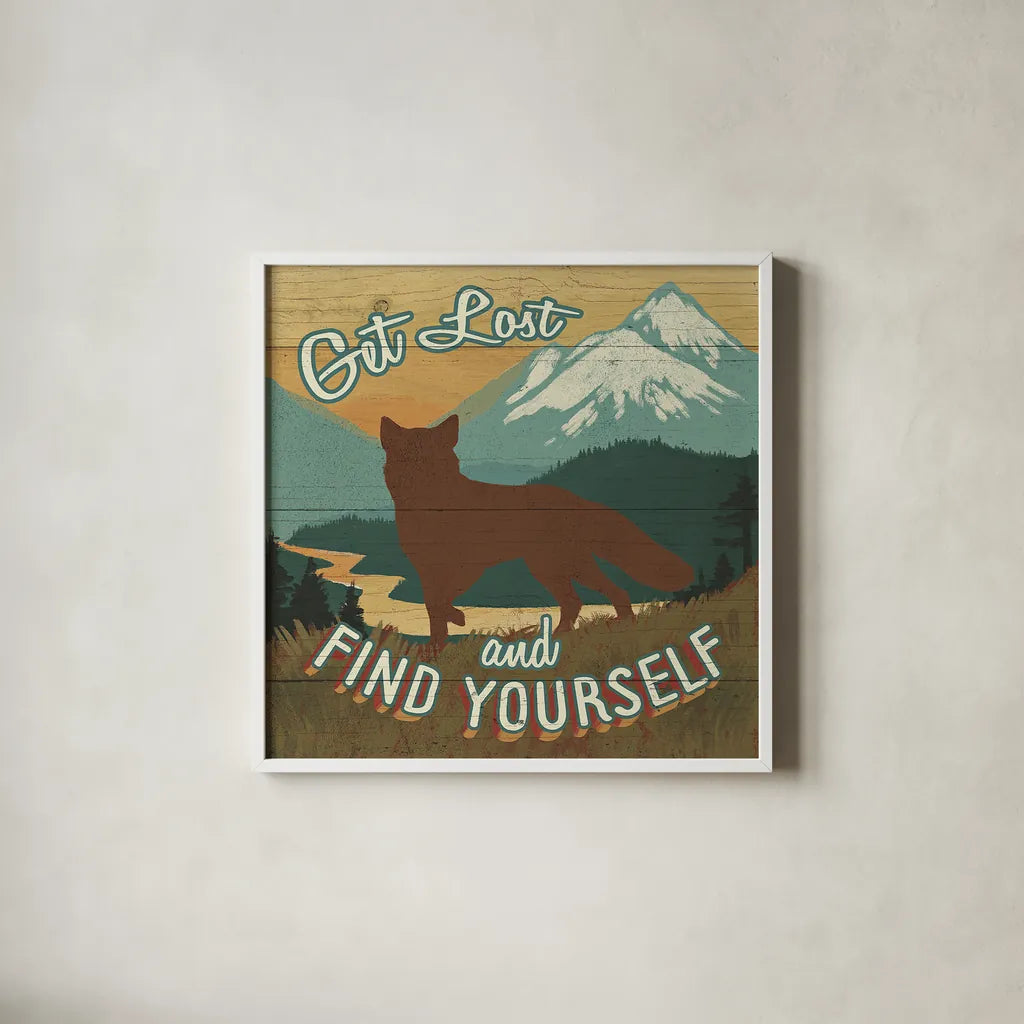 Discover the Wild VII by Janelle Penner. Shown in a crisp white glass frame for a clean and minimalist style. Available as an archival giclee rolled canvas, fine art paper, or poster print. SKU 21363a.