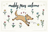 Dogs in the Garden I by Janelle Penner. SKU 36677i. Archival Giclee Fine art print for wall decor.