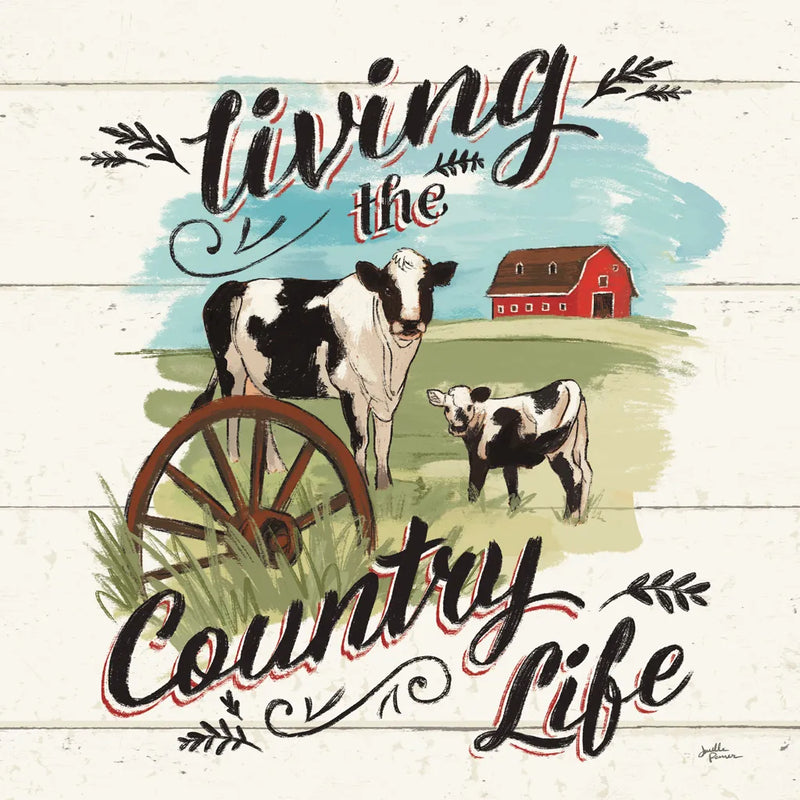 Farm Life II Country by Janelle Penner. SKU 48797a. Archival Giclee Fine art print for wall decor.