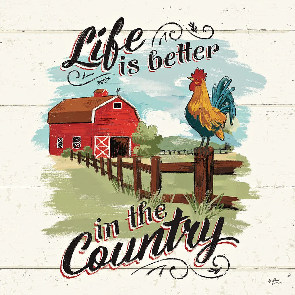 Farm Life III by Janelle Penner. SKU 43934a. Archival Giclee Fine art print for wall decor.