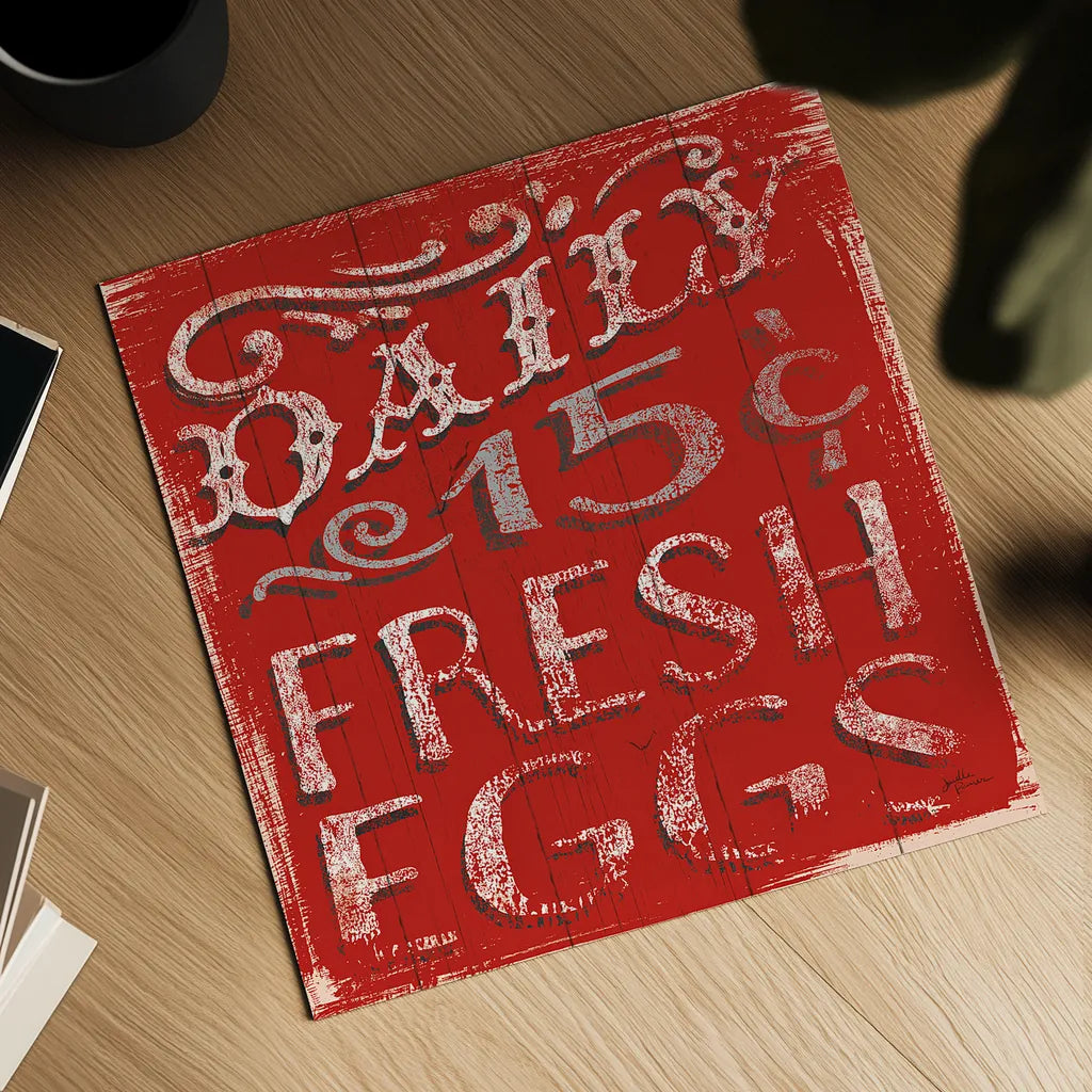 Farmers Market XII by Janelle Penner. Shown as a detailed flat fine art print, highlighting archival giclee quality. Available as an archival giclee rolled canvas, fine art paper, or poster print. SKU 24071a.