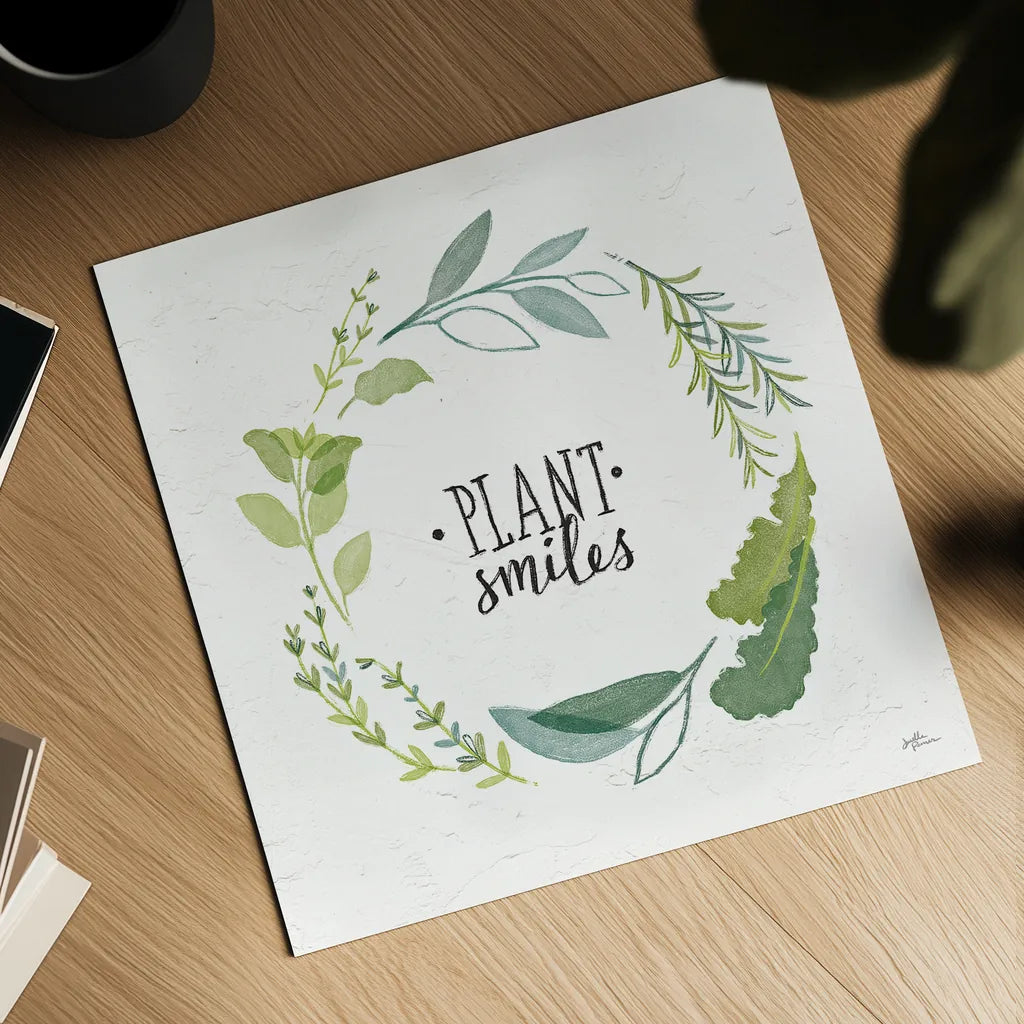 Fine Herbs II by Janelle Penner. Shown as a detailed flat fine art print, highlighting archival giclee quality. Available as an archival giclee rolled canvas, fine art paper, or poster print. SKU 34994a.