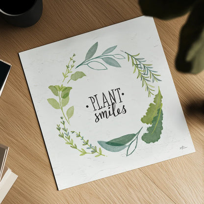 Fine Herbs II by Janelle Penner. Shown as a detailed flat fine art print, highlighting archival giclee quality. Available as an archival giclee rolled canvas, fine art paper, or poster print. SKU 34994a.