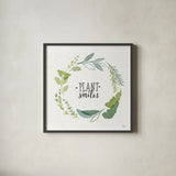 Fine Herbs II by Janelle Penner. Shown in a sleek black glass frame for a contemporary gallery look. Available as an archival giclee rolled canvas, fine art paper, or poster print. SKU 34994a.