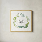 Fine Herbs II by Janelle Penner. Shown in a natural wood glass frame for a timeless modern aesthetic. Available as an archival giclee rolled canvas, fine art paper, or poster print. SKU 34994a.