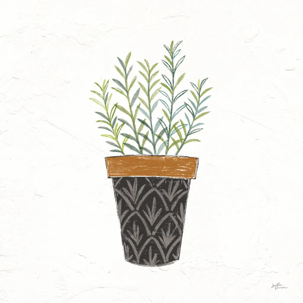 Fine Herbs IX No Label by Janelle Penner. SKU 69978a. Archival Giclee Fine art print for wall decor.