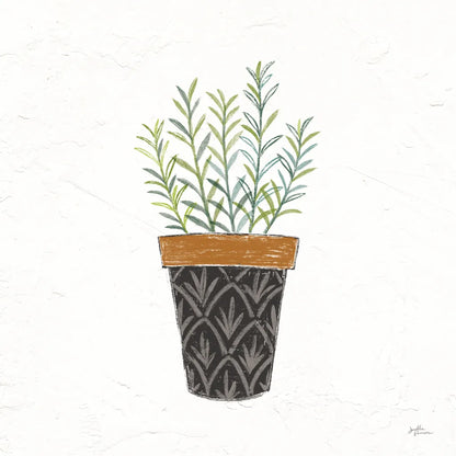 Fine Herbs IX No Label by Janelle Penner. SKU 69978a. Archival Giclee Fine art print for wall decor.